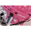 Image 2 : Pink Bauer Hockey Helmet Size Small