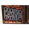 Image 4 : Las Vagas Casino Light-up Sign w/ Adapter- 18.5'' X 13.5''- Works