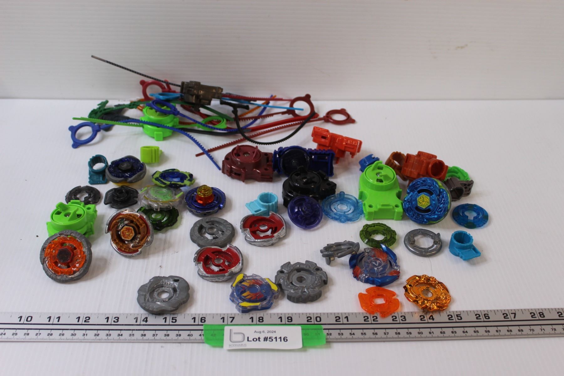 Original Beyblade Ripper Beyblades (6) Rippers (12) Cords (6) Beyblades With Some Parts Missing ...