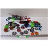 Image 1 : Beyblades (6) Rippers (12) Cords (6) Beyblades With Some Parts Missing