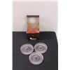 Image 2 : Tritschler Glass Coasters Set (Made in Germany), Pyrex Measuring Two-Cup, (11) Plate Stands