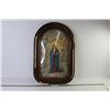 Image 1 : Beveled Glass Religious Picture (frame damaged - 15 3/4" x 24")