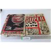 Image 1 : Universal Stamp Album (worn condition) & Super Stamp Album