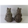 Image 2 : (2) Resin Bears w/Cubs