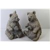 Image 3 : (2) Resin Bears w/Cubs