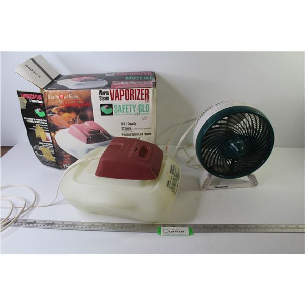 Duracraft Plastic Fan (works) - Sunbeam Vaporizer (untested)