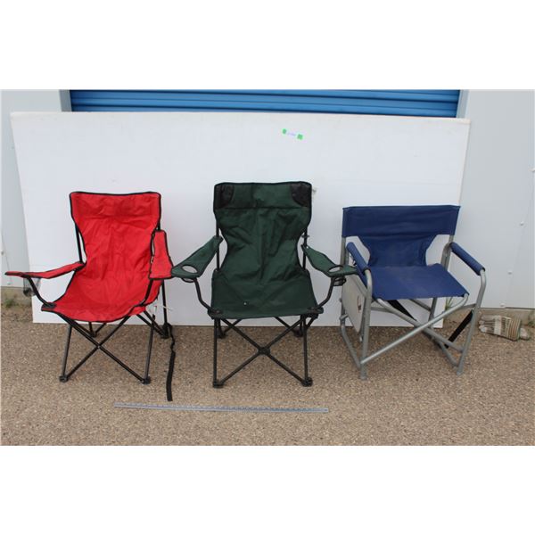 ** (3) Lawn Chairs - Various
