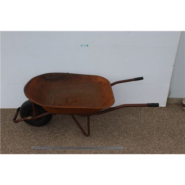 ** Metal Wheel Barrow - Some Rust