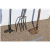 Image 2 : ** Garden Hoe, Garden Cultivator, Bent Potato Fork, Misc.
