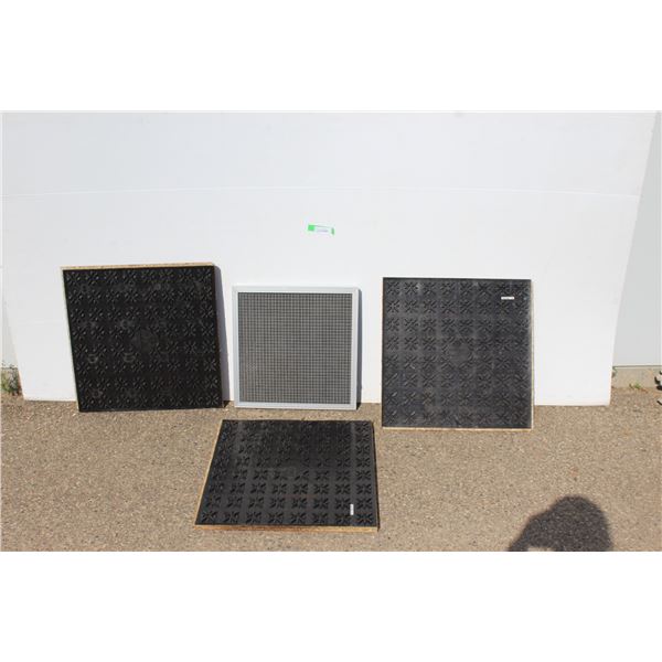 ** (3) Dry Core Floor Plates & Mountain Air Filter