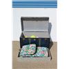 Image 1 : ** Metal Trunk w/ Insert and Kid's Toys - 3Ft x 20"