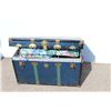 Image 5 : ** Metal Trunk w/ Insert and Kid's Toys - 3Ft x 20"