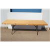 Image 1 : ** Wooden Folding Table - 8Ft x 32"