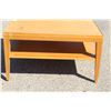 Image 5 : ** Wood Coffee Table - 32" x 32" x 18" Tall