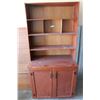Image 1 : ** Home Built Cabinet w/Shelves & Two Doors - 37" x 20" x 76" Tall