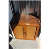 Image 1 : ** Two Door Cabinet (No Shelves) - 30" x 16" x 32" Tall (Missing Handle)