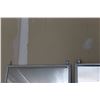 Image 2 : ** Pair of Glass Sliding Doors on rollers - 78" x 25"