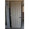 Image 2 : ** Hollow Core Door w/Hinges - 30" x 78.5"