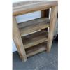 Image 2 : **(2) Wooden Decorative Shelf Units 32'' x 14'' x 47'' - Damaged