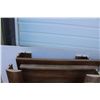Image 4 : **(2) Wooden Decorative Shelf Units 32'' x 14'' x 47'' - Damaged