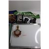 Image 3 : Shadow Box, Eraser Board, (2( Beer Towels, Scarf and Assorted Items