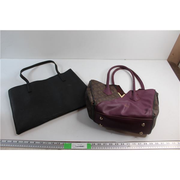 (2) Louis Vuitton and Vince Camuto Ladies Purses - Authenticity Not Guaranteed