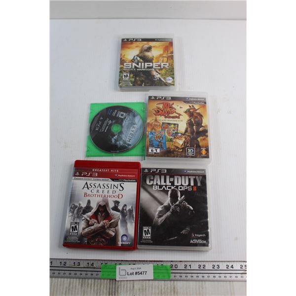 (5) Assorted PlayStation 3 Games