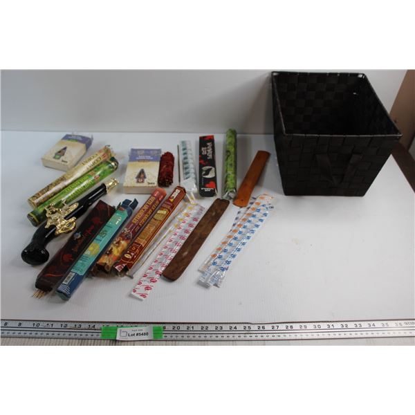 Assorted Incents and Basket