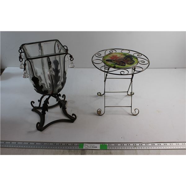 Outdoor Planter and Plant Stand