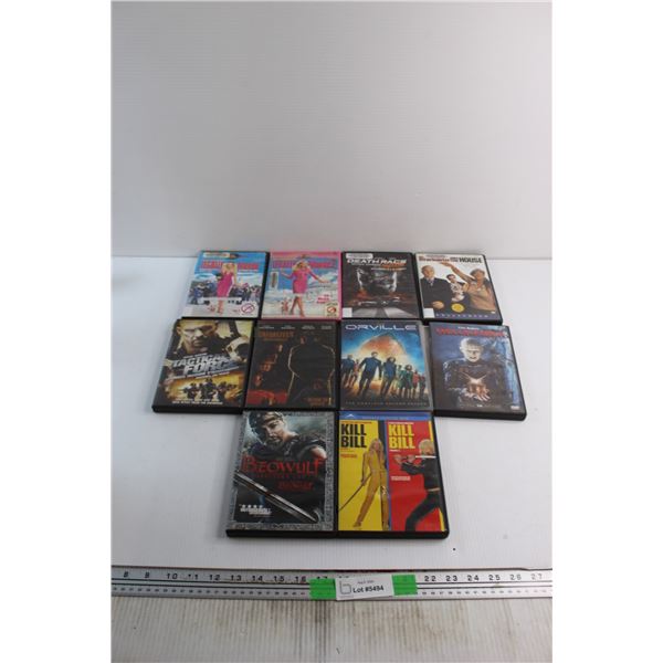 (10) Assorted DVD Movies