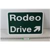 Image 1 : Rodeo Drive Plastic Street Sign