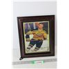Image 1 : Bobby Orr Framed PRINT - 11" x 12 1/2"