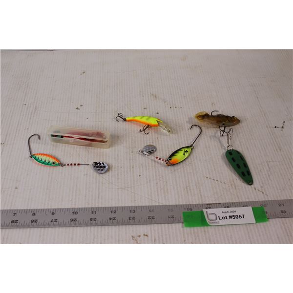 Assorted Fishing Hooks and Lures