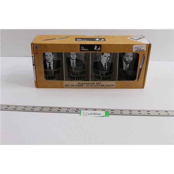 "The Office" Collectable Glassware Set