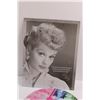 Image 2 : "I Love Lucy" Memorabilia (12" Glass Clock & 12.5"x16" Wall Plaque)