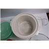 Image 4 : Rival Crock Pot(working), Wire Fruit Basket, Tupperware Bowl w/Lid & Juicer