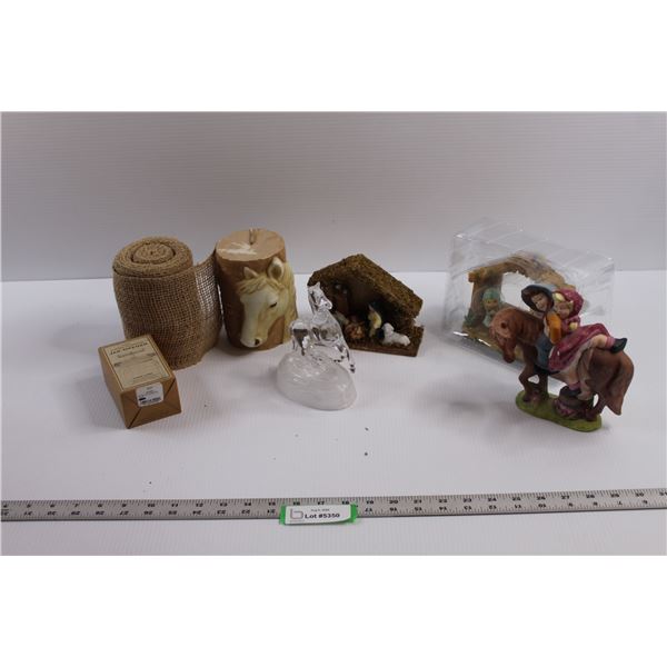 Home Decor, Roll Burlap, Jar Opener, Nativity Scenes