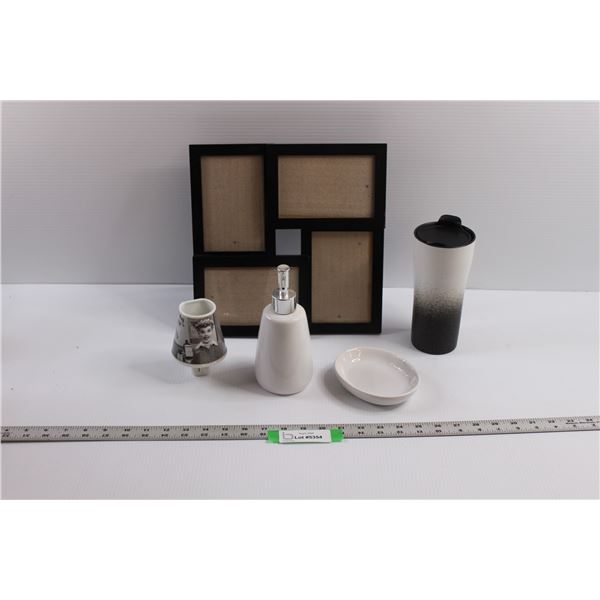 "I Love Lucy" Night Light, Four Picture Frame (11.5"x11.5"), Soap Dispenser w/Dish & Ceramic Travel