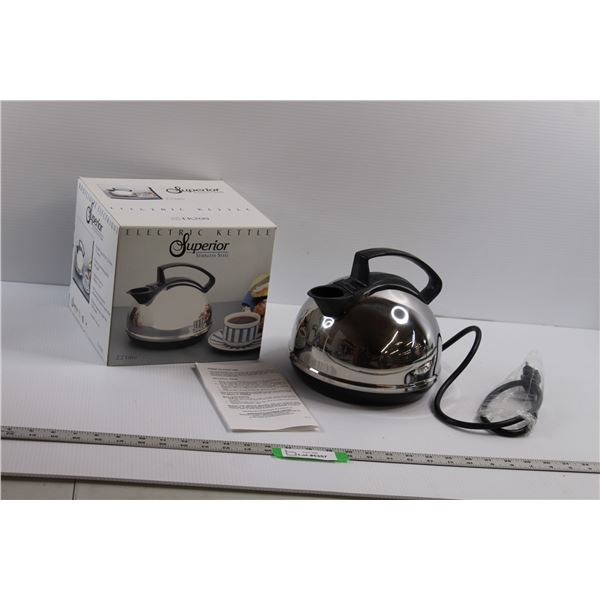 Superior Electric Stainless Steel Kettle