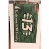 Image 1 : Pil Country Pilsner and Roughriders Flag 50''