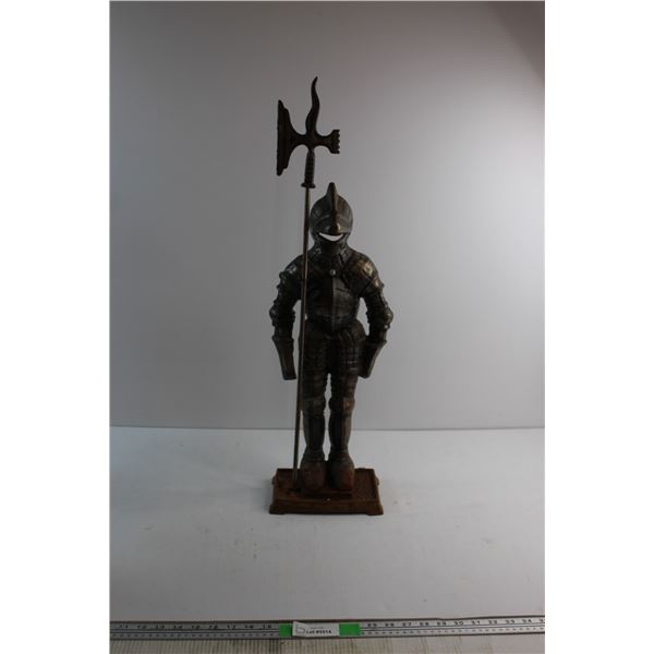 * Knight Ornament Statue 30'' - Some Rust