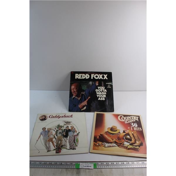 Redd Foxx, Caddyshack and Country Classics Vinyl Records