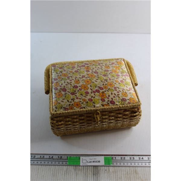 Sewing Basket and Contents