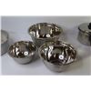 Image 3 : (3) Sauce Pans 1 w/Lid - Set of 3 Stainless Steel Mixing Bowls - Angel Food Cake Baking Pan