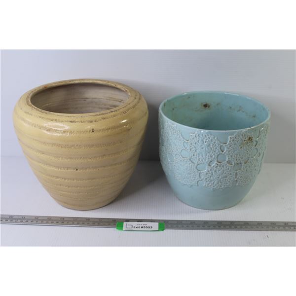 (2) Ceramic Plant Pot