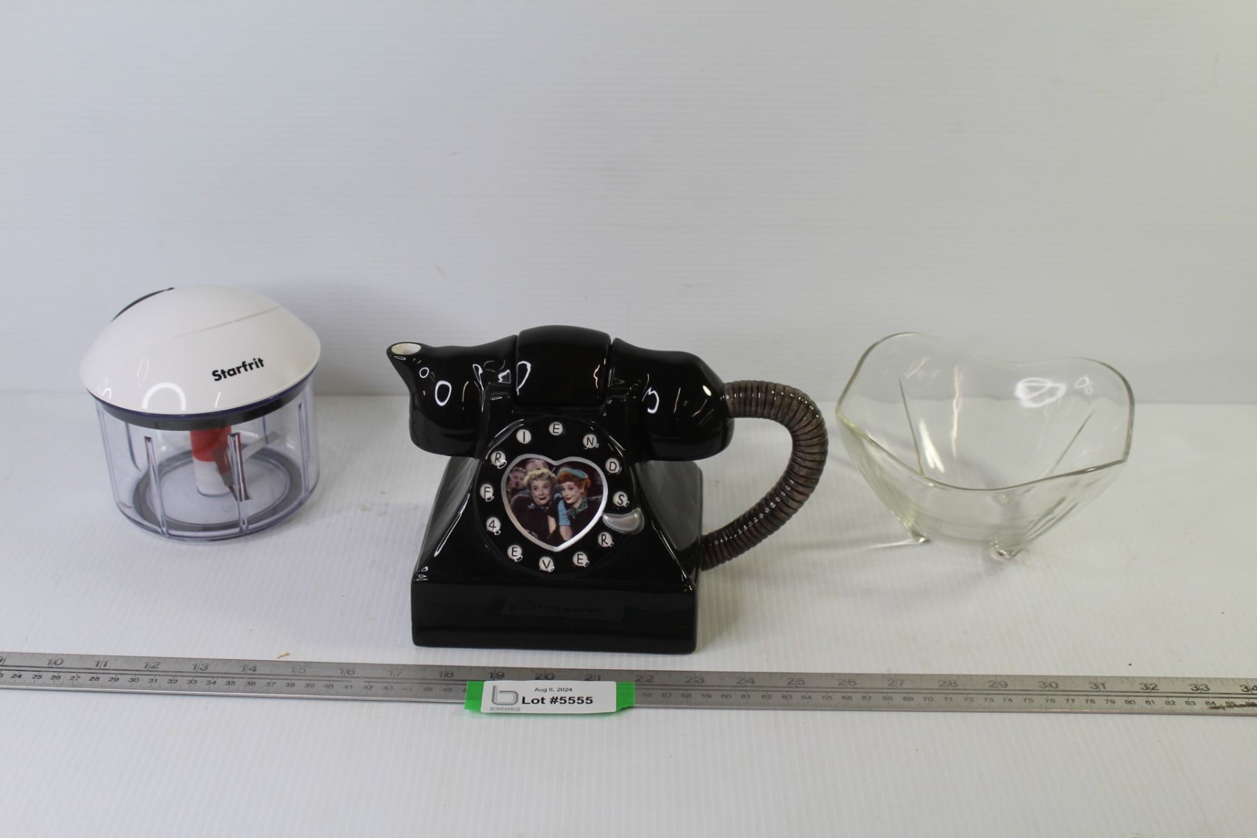 Pull String Pot Starfrit Pull String Chopper - Lucy Friends Forever Tea Pot - Glass Bowl