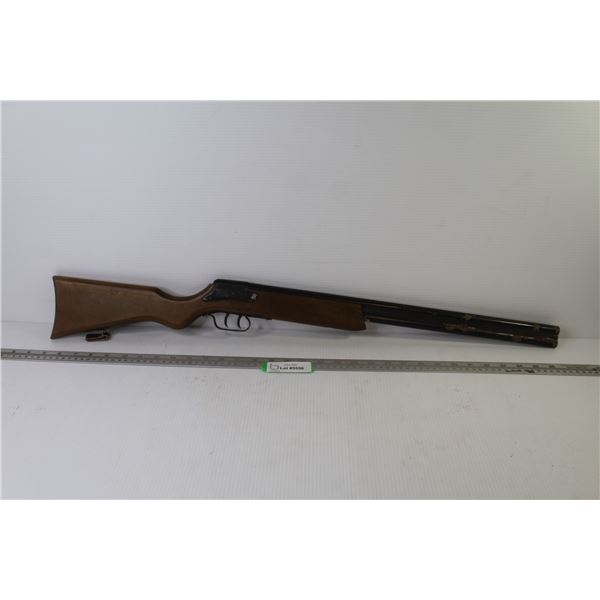 Wood & Metal - Double Triggered Spring Load Toy Rifle (Made in France)