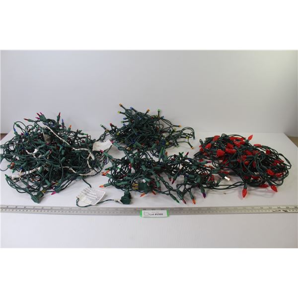 (5) Sets of Christmas Lights (untested)