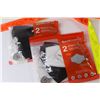 Image 2 : Safety Strips w/Grommets (2) Packs of 2 Fabric Masks