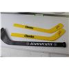 Image 2 : Basketball - Football - Baseball - (3) Plastic Hockey Sticks
